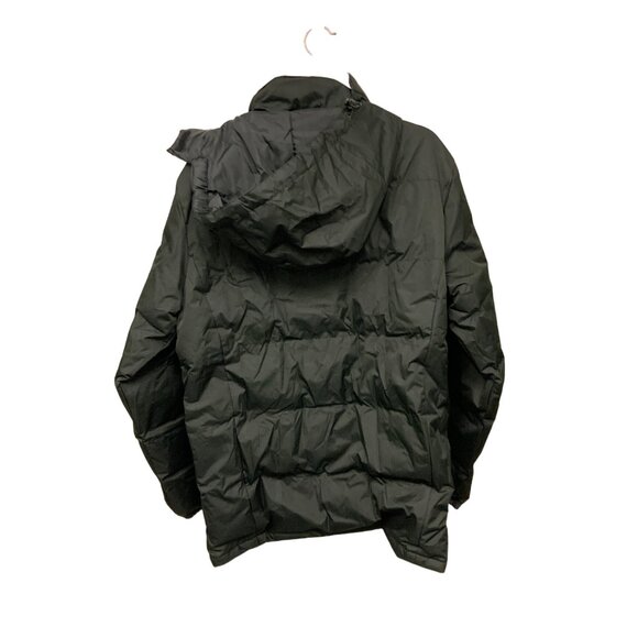 Alpha Camp Black Puffer Jacket Padded Winter Coat - Picture 3 of 3